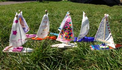 LOCAL CARE HOME RESIDENTS MARK SOUTHAMPTON'S 54TH ANNUAL BOAT SHOW BY CREATING AND RACING THEIR OWN BOATS