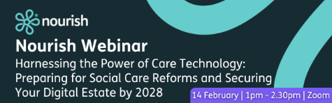 Nourish webinar on care home technology